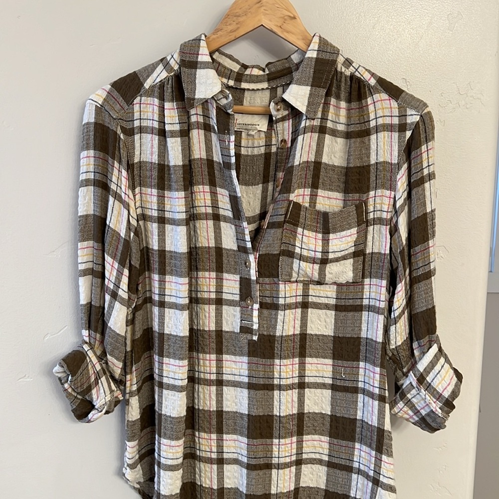 Pilcro by Anthropologie button down shirt